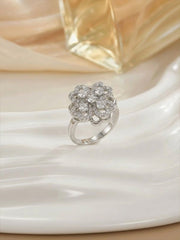 Fortune Turns Rotating Clover Brilliant Ring‘ Lucky Every Day
