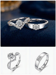 To Crown Love Intertwined Destinies Adjustable Opening