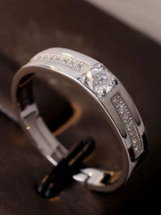 Three Lifetimes Bond Luxurious Couple Rings Adjustable Opening