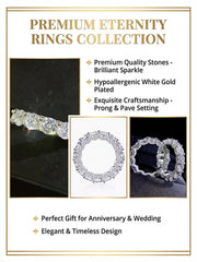 Shining Wheel Shimmering Circular Diamond Ring‘ Eternally Classic