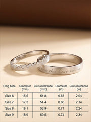 "Galaxy Kiss" Diamond Couple Rings' — Sworn by Stars, Belong to You S999