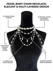 Flowing Light Shoulder Chain Body Chain Shoulder Chain Dress Accessories Birthday Dressing Banquet Matching