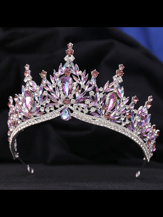 Fairytale Frost: Rose Gold Snowflake Gradient Tiara | Debutante Ball & Winter Gala Essential