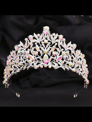 Rococo Elegance: 1000-Crystal Handwoven Tiara | Red Carpet Showstopper