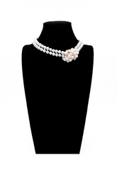 “Crown Jewelry” Freshwater Aquaculture "Seedless Pearl" Lengthened "Sweater Necklace"S925 Silver(8mm-9mm)
