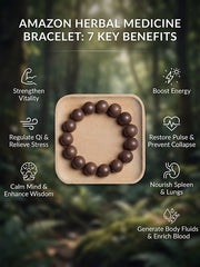 Ginseng Herbal Incense Bead Bracelet | Natural Qi-Boosting Calming Aromatherapy Jewelry
