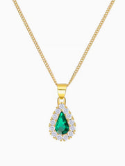 “Heart of the Ocean” Neck On The Line Gemstone Collarbone Jewelry Necklace  Modern Luxury & Unique Design