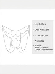 Laya Chest Chain Body Chain Wedding Dress Bride's Annual Meeting Necklace Shoulder Chain Waist Chain Accessories
