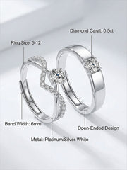 To Crown Love Intertwined Destinies Adjustable Opening