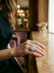 "Timeless Oval Diamond Ring'" — A Legacy to Cherish Size Adjustable