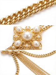 Countess Gold Waist Chain Body Chain Fragrant Belt Dress Annual Meeting Chest Chain Waist Cover