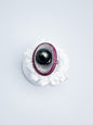 Cincin “Devil's Eye” Mutiara Budidaya Air Asin Tahiti Seri Kerang (11mm-12mm)