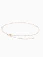 Baroque Pearl Waist Chain Temperament Pearl Waist Chain With Skirt Gold Chain Waist Belt