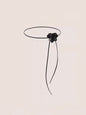 Iris Belt With Elegant Temperament Three-dimensional Flower Waist And Neck Accessories Dual-use Skirt Belt