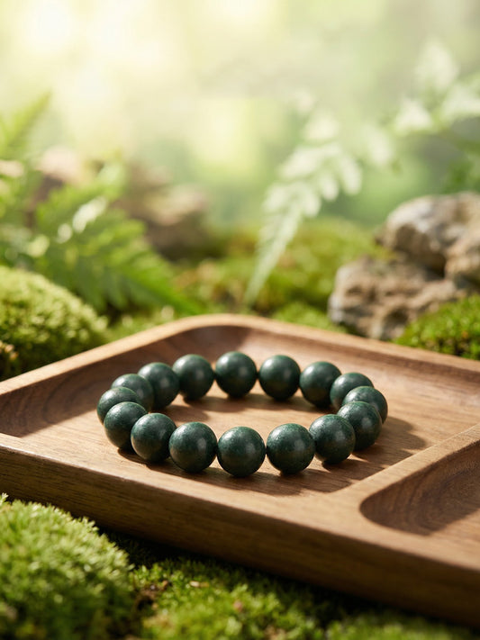Longjing Jasmine Incense Bead Bracelet | Stress Relief & Sleep Aid Daily Wear Jewelry