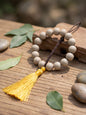 White Dragon Saliva Incense Bead Bracelet | Stress Relief & Focus Support Daily Wear Jewelry