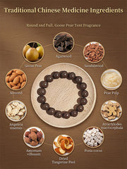 Goose Pear Tent Incense Bead Bracelet | Stress Relief & Calming Sleep Aid Daily Wear Jewelry