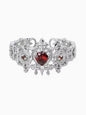 Gothic Queen Love Couple Rings Adjustable Opening