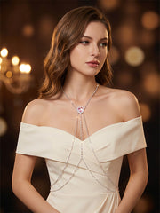 Angel Wings Body Chain Dress Wedding Bridal Party Necklace Chest Chain Accessories Waist Chain