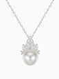 Ice Queen Pearl Pendant Necklace Shine Your Elegance S999 Silver 12mm