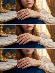 Queen’s Scepter Oval Diamond Ring' — Command Your Radiance