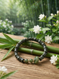 "Green Bamboo Jasmine" Incense Bead Bracelet | Natural Calming & Refreshing Aromatherapy Jewelry