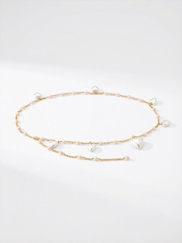 Love Pearl Waist Chain Dress Belt Accessories Chain Matching Skirt 2025 New Women's Edition