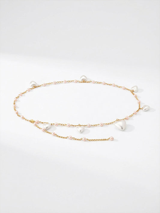 Love Pearl Waist Chain Dress Belt Accessories Chain Matching Skirt 2025 New Women's Edition