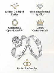 To Crown Love Intertwined Destinies Adjustable Opening