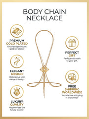 Countess Gold Waist Chain Body Chain Fragrant Belt Dress Annual Meeting Chest Chain Waist Cover