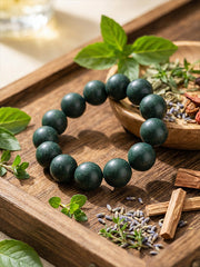 "Dream Calm" Herbal Incense Bead Bracelet | Lavender & Agarwood Sleep Support Aromatherapy Jewelry
