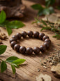 Ginseng Herbal Incense Bead Bracelet | Natural Qi-Boosting Calming Aromatherapy Jewelry