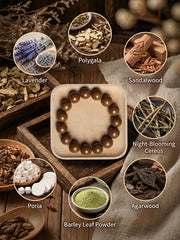 Osmanthus Sandalwood Incense Bead Bracelet | Mood Support & Fresh Breath Daily Wear Jewelry