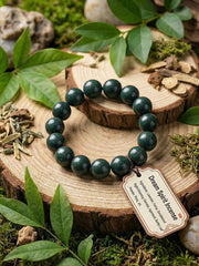 "Dream Calm" Herbal Incense Bead Bracelet | Lavender & Agarwood Sleep Support Aromatherapy Jewelry