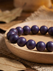 "Purple Luck" Herbal Incense Bead Bracelet | Natural Antioxidant & Calming Aromatherapy Jewelry