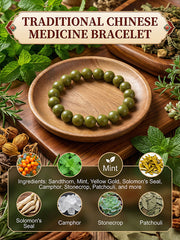 Awaken Mint & Herbal Incense Bracelet | Focus & Energy Support Daily Wear Jewelry