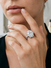 "Timeless Oval Diamond Ring'" — A Legacy to Cherish Size Adjustable